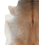 Grey with Beige Cowhide Rug #48699