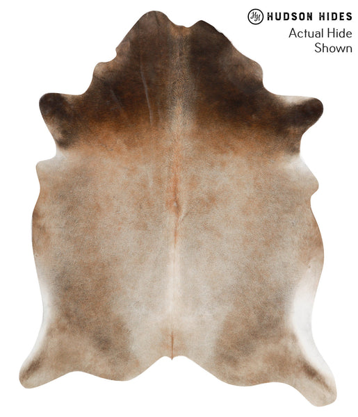 Grey with Beige Cowhide Rug #48832