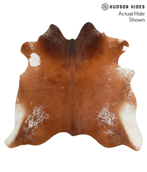 Salt and Pepper Brown Cowhide Rug #48865