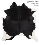 Black and White Cowhide Rug #48950