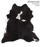 Black and White Cowhide Rug #49038