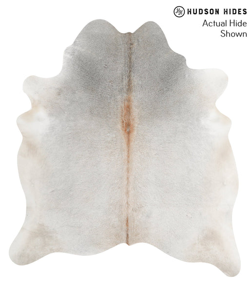 Grey with Beige Cowhide Rug #49048