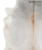 Grey with Beige Cowhide Rug #49048