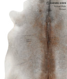 Grey with Beige Cowhide Rug #49053