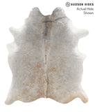 Grey with Beige Cowhide Rug #49093