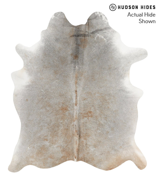 Grey with Beige Cowhide Rug #49093