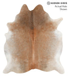 Grey with Beige Cowhide Rug #49195