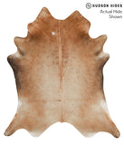 Brown with Red Cowhide Rug #49219