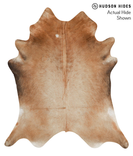 Brown with Red Cowhide Rug #49219