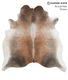Grey with Beige Cowhide Rug #49227