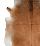 Brown with Red Cowhide Rug #49279