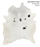 Salt and Pepper Black Cowhide Rug #49430
