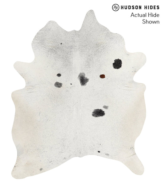 Salt and Pepper Black Cowhide Rug #49430