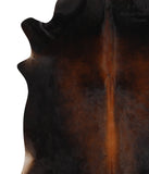 Brown with Red Cowhide Rug #49445
