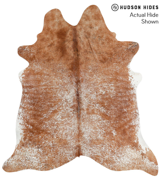 Salt and Pepper Brown Cowhide Rug #49524