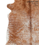 Salt and Pepper Brown Cowhide Rug #49524