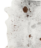 Salt and Pepper Brown Cowhide Rug #49529