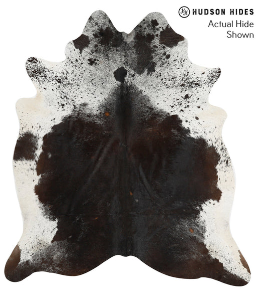 Salt and Pepper Brown Cowhide Rug #49543