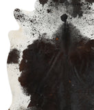 Salt and Pepper Brown Cowhide Rug #49543