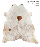 Salt and Pepper Brown Cowhide Rug #49558