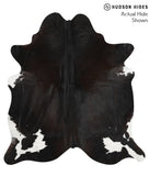 Black and White Cowhide Rug #49592