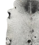 Salt and Pepper Black Cowhide Rug #49621