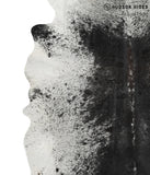 Salt and Pepper Black Cowhide Rug #49677