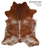 Salt and Pepper Brown Cowhide Rug #49794