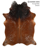 Salt and Pepper Brown Cowhide Rug #49795