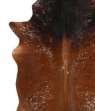 Salt and Pepper Brown Cowhide Rug #49795