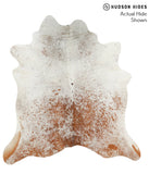 Salt and Pepper Brown Cowhide Rug #49818