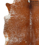 Salt and Pepper Brown Cowhide Rug #49823