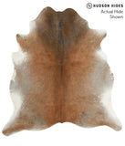 Grey with Beige Cowhide Rug #49941