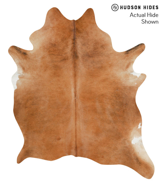 Solid Brown Cowhide Rug #50095