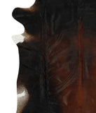 Brown with Red Cowhide Rug #50127