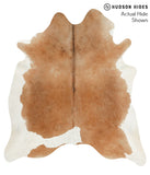 Brown and White Cowhide Rug #50172
