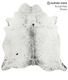 Salt and Pepper Black Cowhide Rug #50202