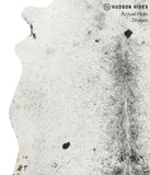 Salt and Pepper Black Cowhide Rug #50202