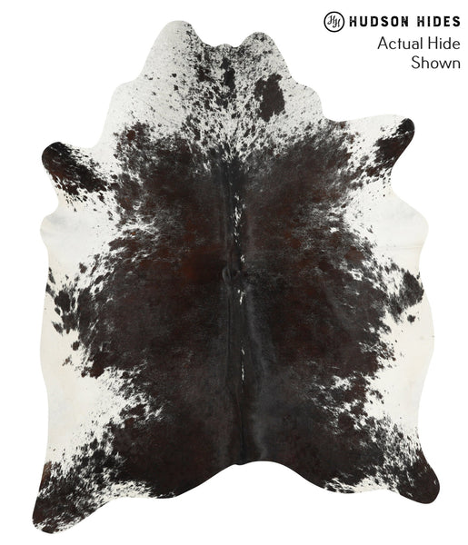 Salt and Pepper Black Cowhide Rug #50225