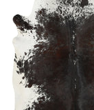 Salt and Pepper Black Cowhide Rug #50225