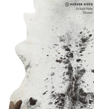 Salt and Pepper Black Cowhide Rug #50304