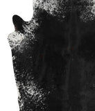 Salt and Pepper Black Cowhide Rug #50314