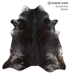 Salt and Pepper Black Cowhide Rug #50432