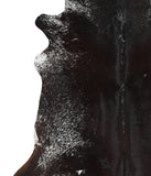Salt and Pepper Black Cowhide Rug #50432