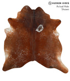 Salt and Pepper Brown Cowhide Rug #50552