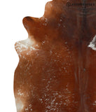 Salt and Pepper Brown Cowhide Rug #50552