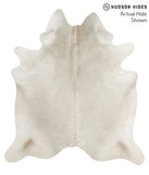 Solid White Cowhide Rug #50608