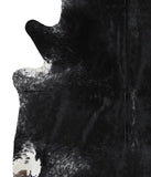Salt and Pepper Black Cowhide Rug #50689