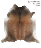 Grey with Beige Cowhide Rug #50692