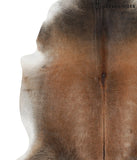 Grey with Beige Cowhide Rug #50692
